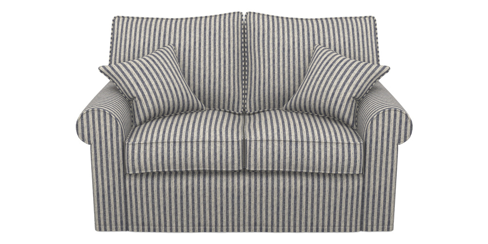 Product photograph of Upperton Sofa Bed 2 5 Seater Sofa Bed In Cloth 22 - Pinstripe - Deep Water from Sofas and Stuff Limited