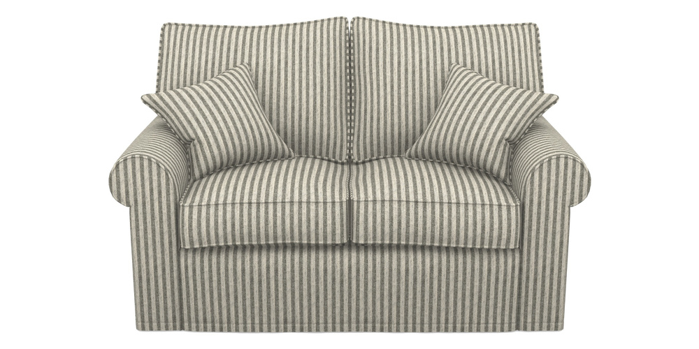 Product photograph of Upperton Sofa Bed 2 5 Seater Sofa Bed In Cloth 22 - Pinstripe - Seal from Sofas and Stuff Limited