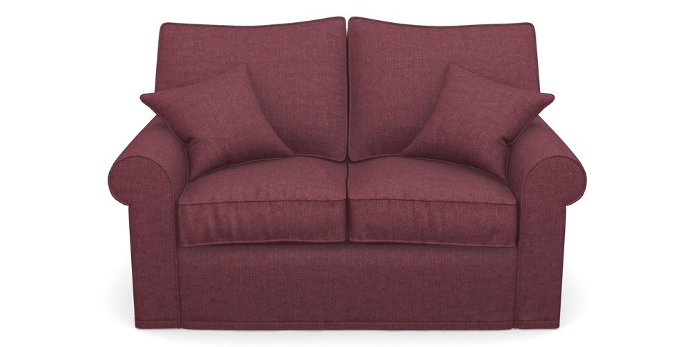Product photograph of Upperton Sofa Bed 2 5 Seater Sofa Bed In Easy Clean Plain - Chianti from Sofas and Stuff Limited
