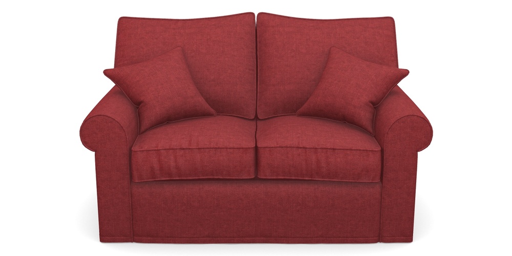 Product photograph of Upperton Sofa Bed 2 5 Seater Sofa Bed In Easy Clean Plain - Claret from Sofas and Stuff Limited