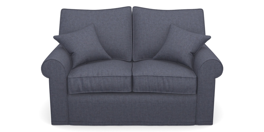 Product photograph of Upperton Sofa Bed 2 5 Seater Sofa Bed In Easy Clean Plain - Navy from Sofas and Stuff Limited
