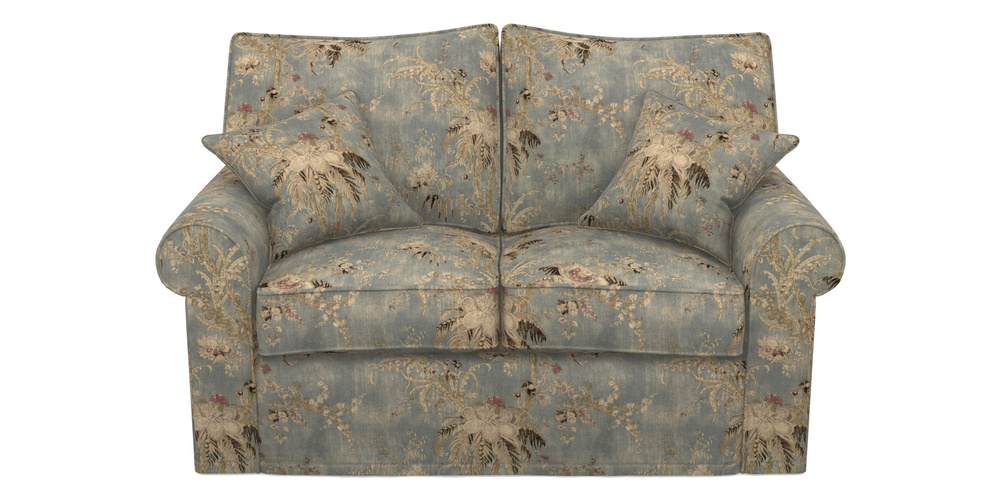 Product photograph of Upperton Sofa Bed 2 5 Seater Sofa Bed In Floral Linen - Zefferino Danish Girl from Sofas and Stuff Limited