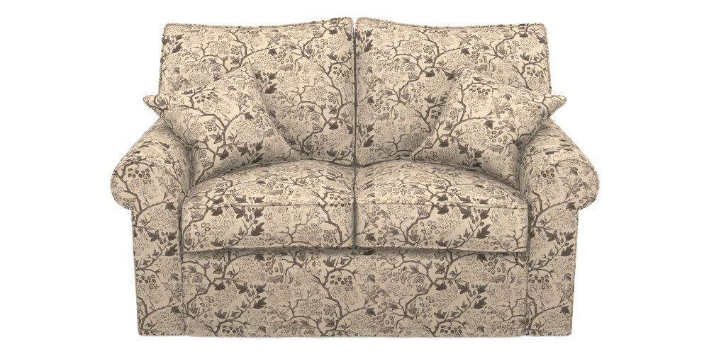 Product photograph of Upperton Sofa Bed 2 5 Seater Sofa Bed In Rhs Collection - Gertrude Jekyll Linen Cotton Blend - Brown from Sofas and Stuff Limited
