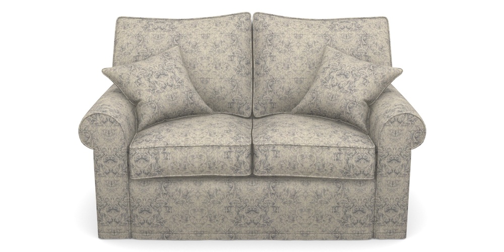 Product photograph of Upperton Sofa Bed 2 5 Seater Sofa Bed In Grace Linen - Sapphire from Sofas and Stuff Limited