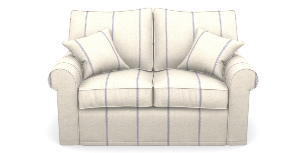 Product photograph of Upperton Sofa Bed 2 5 Seater Sofa Bed In Grain Sack Stripe - Blue from Sofas and Stuff Limited