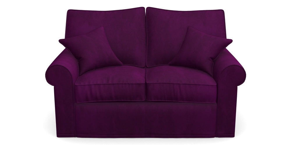 Product photograph of Upperton Sofa Bed 2 5 Seater Sofa Bed In House Clever Velvet - Aubergine from Sofas and Stuff Limited