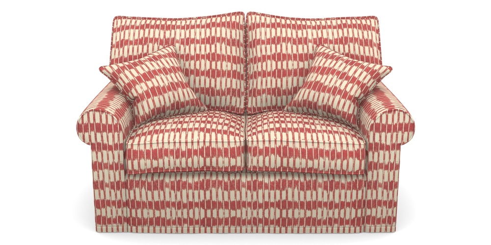 Product photograph of Upperton Sofa Bed 2 5 Seater Sofa Bed In V A Brompton Collection - Ikat - Chilli from Sofas and Stuff Limited