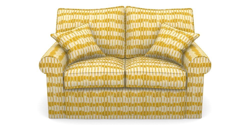 Product photograph of Upperton Sofa Bed 2 5 Seater Sofa Bed In V A Brompton Collection - Ikat - Corn from Sofas and Stuff Limited