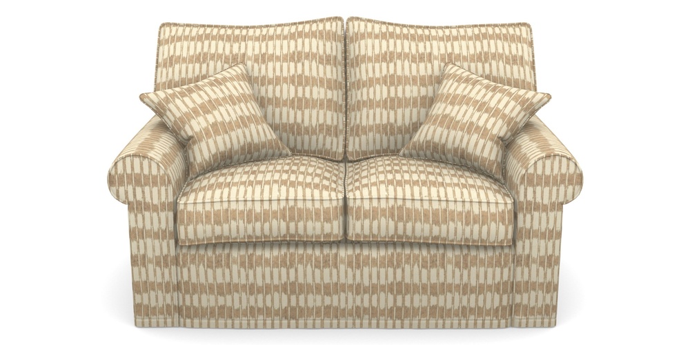 Product photograph of Upperton Sofa Bed 2 5 Seater Sofa Bed In V A Brompton Collection - Ikat - Assam Tea from Sofas and Stuff Limited