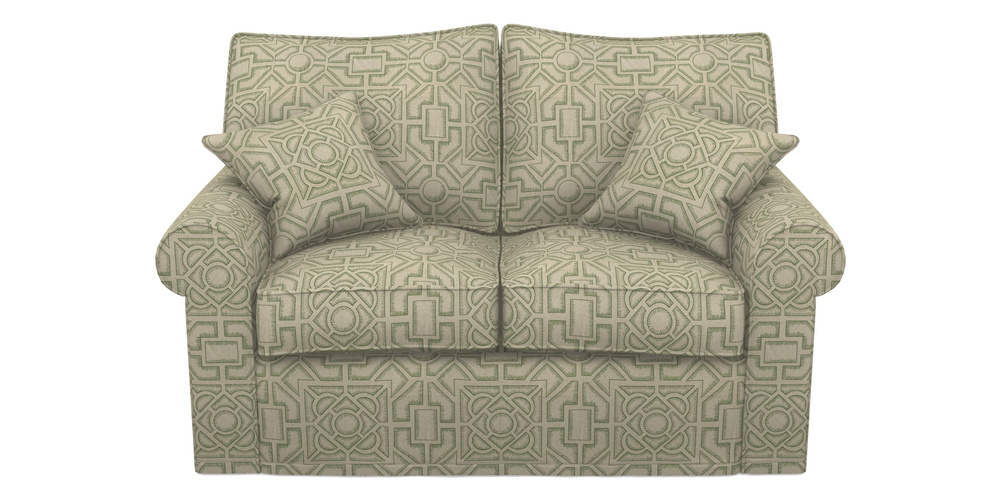 Product photograph of Upperton Sofa Bed 2 5 Seater Sofa Bed In Rhs Collection - Large Knot Garden Linen - Green from Sofas and Stuff Limited
