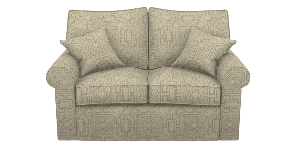 Product photograph of Upperton Sofa Bed 2 5 Seater Sofa Bed In Rhs Collection - Large Knot Garden Linen - Pistachio from Sofas and Stuff Limited