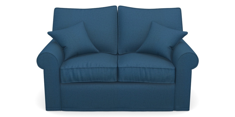 Product photograph of Upperton Sofa Bed 2 5 Seater Sofa Bed In Plain Linen Cotton - Royal Blue from Sofas and Stuff Limited