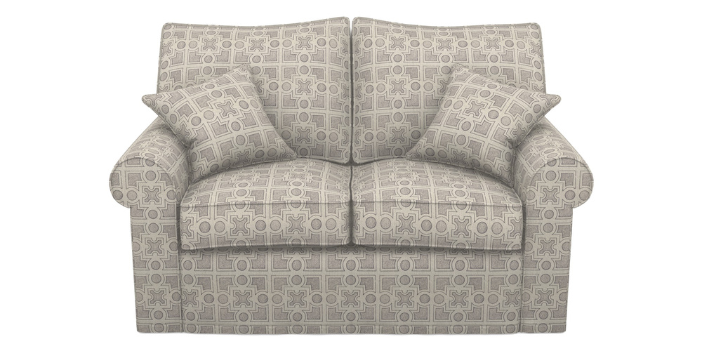 Product photograph of Upperton Sofa Bed 2 5 Seater Sofa Bed In Rhs Collection - Small Knot Garden Cotton Weave - Grey from Sofas and Stuff Limited