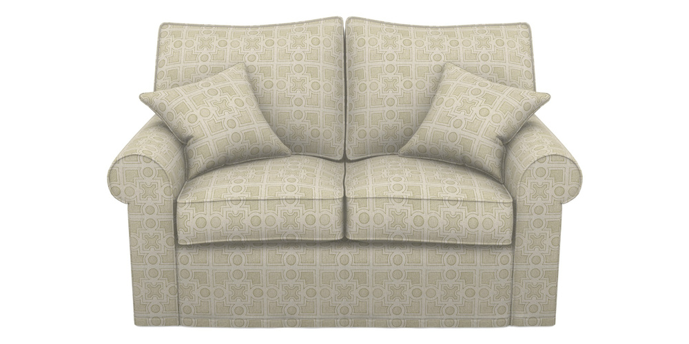 Product photograph of Upperton Sofa Bed 2 5 Seater Sofa Bed In Rhs Collection - Small Knot Garden Cotton Weave - Olive from Sofas and Stuff Limited