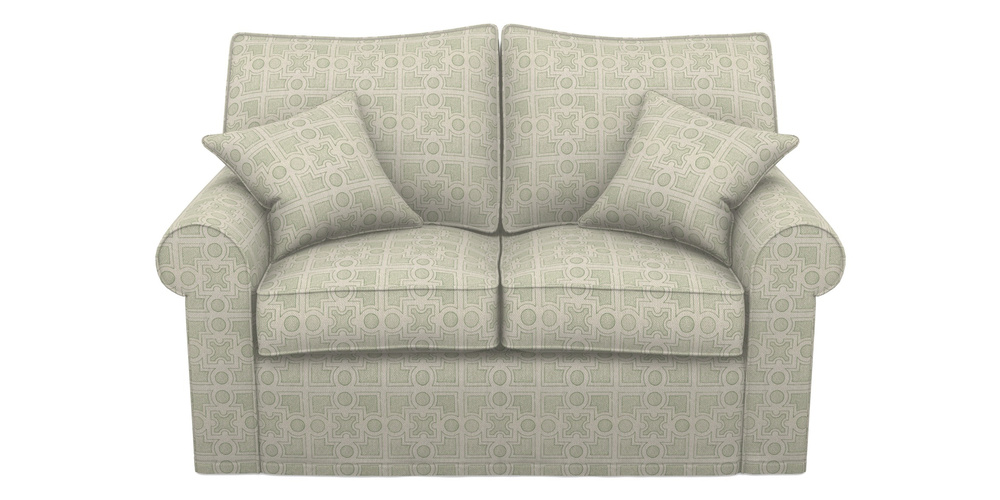 Product photograph of Upperton Sofa Bed 2 5 Seater Sofa Bed In Rhs Collection - Small Knot Garden Cotton Weave - Pistachio from Sofas and Stuff Limited