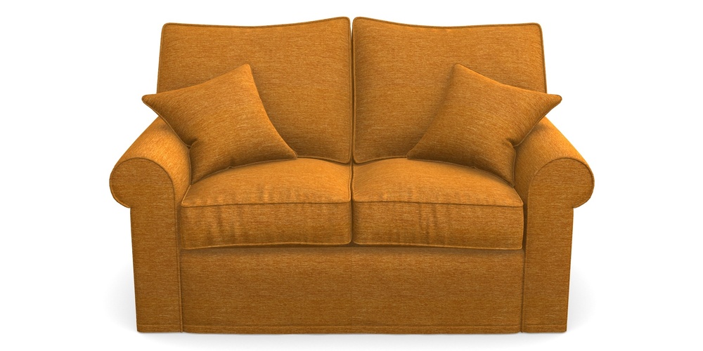 Product photograph of Upperton Sofa Bed 2 5 Seater Sofa Bed In Textured Velvet - Turmeric from Sofas and Stuff Limited