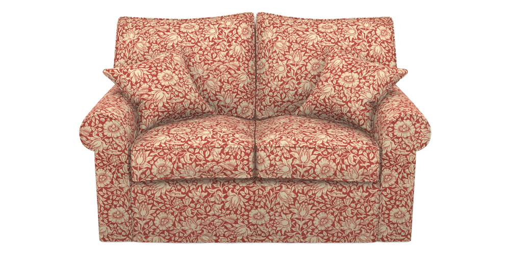 Product photograph of Upperton Sofa Bed 2 5 Seater Sofa Bed In William Morris Collection - Mallow - Madder from Sofas and Stuff Limited