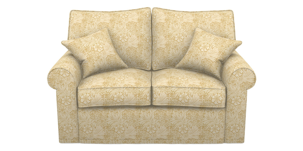 Product photograph of Upperton Sofa Bed 2 5 Seater Sofa Bed In William Morris Collection - Marigold - Lichen Cowslip from Sofas and Stuff Limited