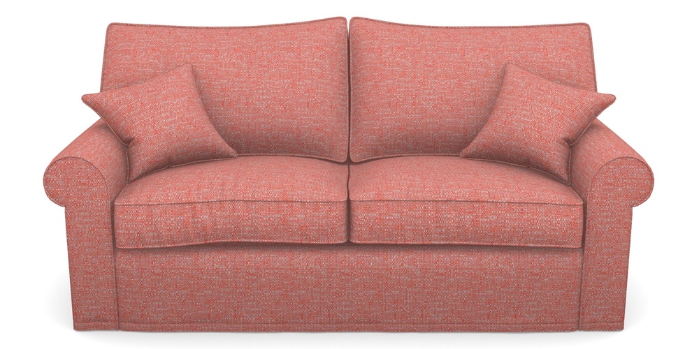 Product photograph of Upperton Sofa Bed 3 Seater Sofa Bed In Aqua Clean Hove - Chilli from Sofas and Stuff Limited