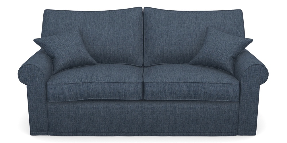 Product photograph of Upperton Sofa Bed 3 Seater Sofa Bed In Aqua Clean Tenby - Navy from Sofas and Stuff Limited