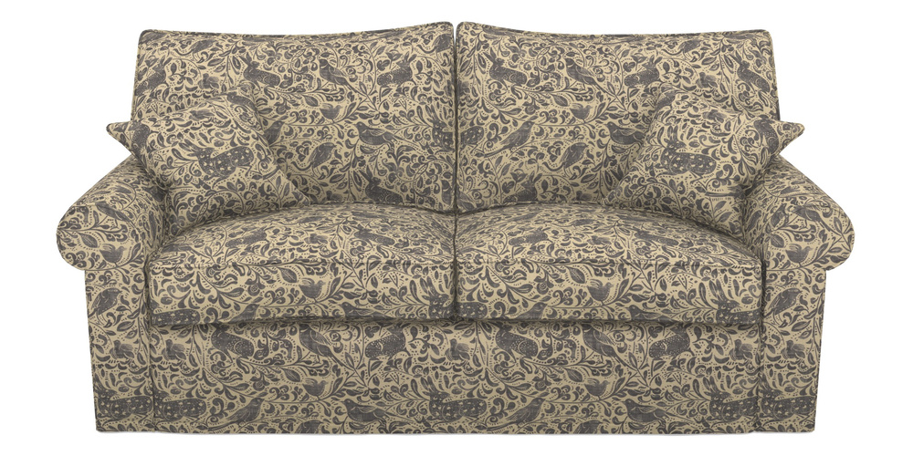 Product photograph of Upperton Sofa Bed 3 Seater Sofa Bed In V A Drawn From Nature - Bird And Rabbit - Navy from Sofas and Stuff Limited