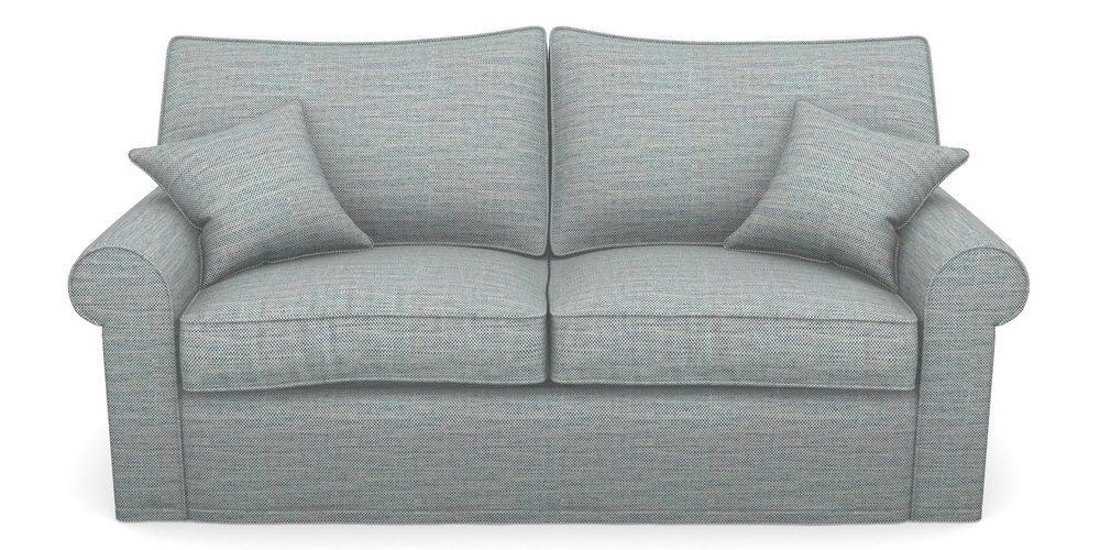 Product photograph of Upperton Sofa Bed 3 Seater Sofa Bed In Basket Weave - Blue from Sofas and Stuff Limited
