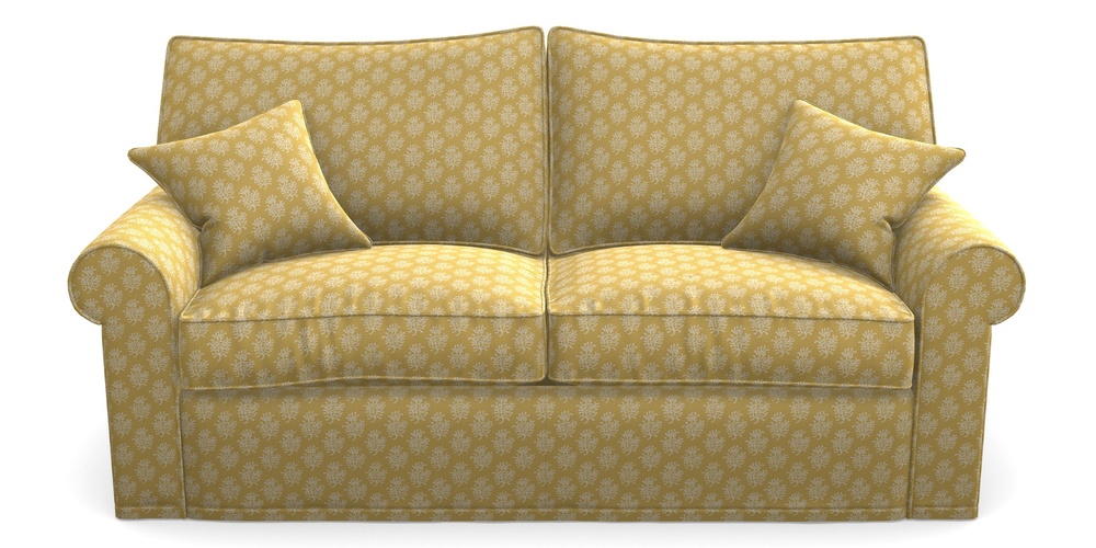Product photograph of Upperton Sofa Bed 3 Seater Sofa Bed In Cloth 21 - Coral 1 - Canary from Sofas and Stuff Limited