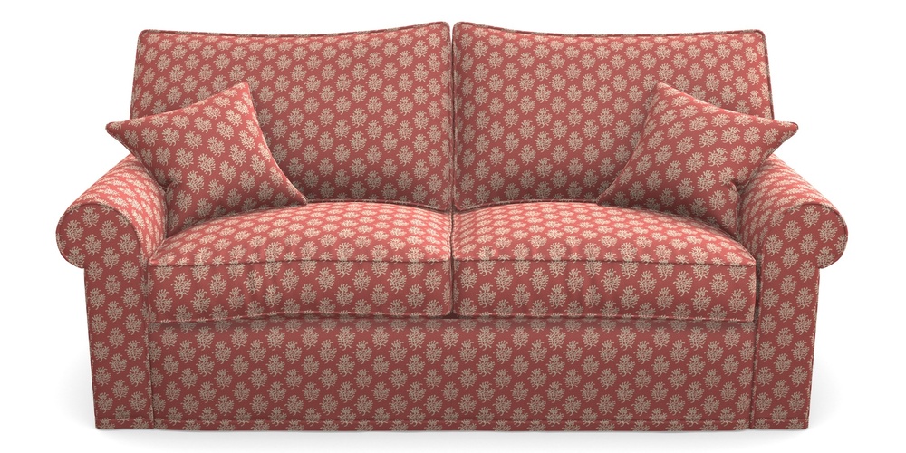 Product photograph of Upperton Sofa Bed 3 Seater Sofa Bed In Cloth 21 - Coral 1 - Ginger Snap from Sofas and Stuff Limited