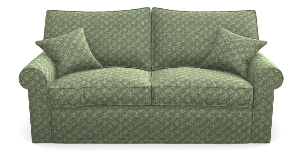 Product photograph of Upperton Sofa Bed 3 Seater Sofa Bed In Cloth 21 - Decorative Leaf - Forest from Sofas and Stuff Limited