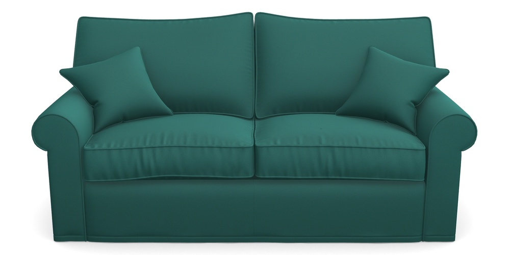 Product photograph of Upperton Sofa Bed 3 Seater Sofa Bed In Clever Glossy Velvet - Kingfisher from Sofas and Stuff Limited