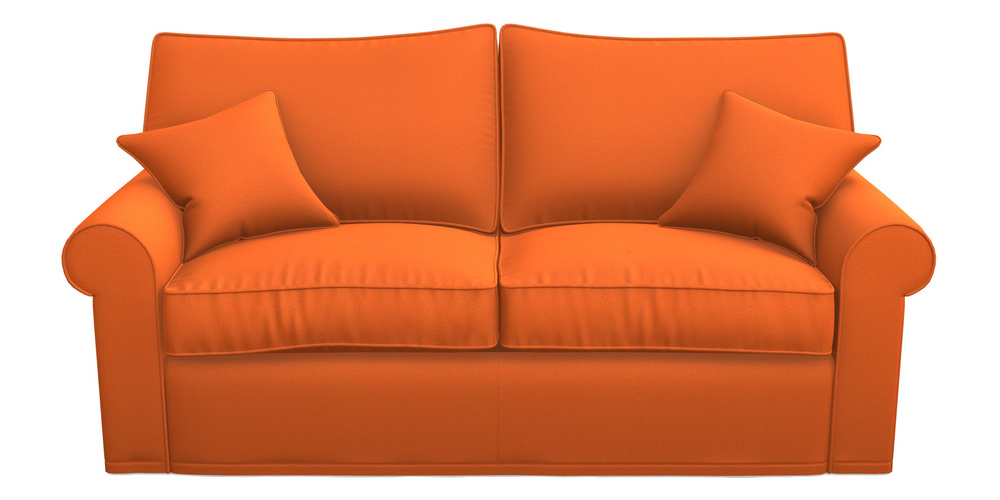 Product photograph of Upperton Sofa Bed 3 Seater Sofa Bed In Clever Glossy Velvet - Seville from Sofas and Stuff Limited