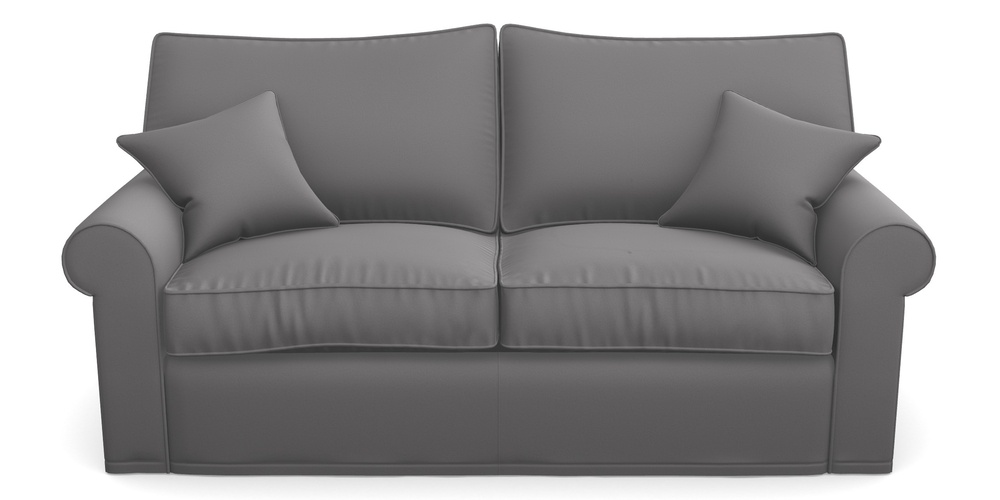 Product photograph of Upperton Sofa Bed 3 Seater Sofa Bed In Clever Glossy Velvet - Shadow from Sofas and Stuff Limited