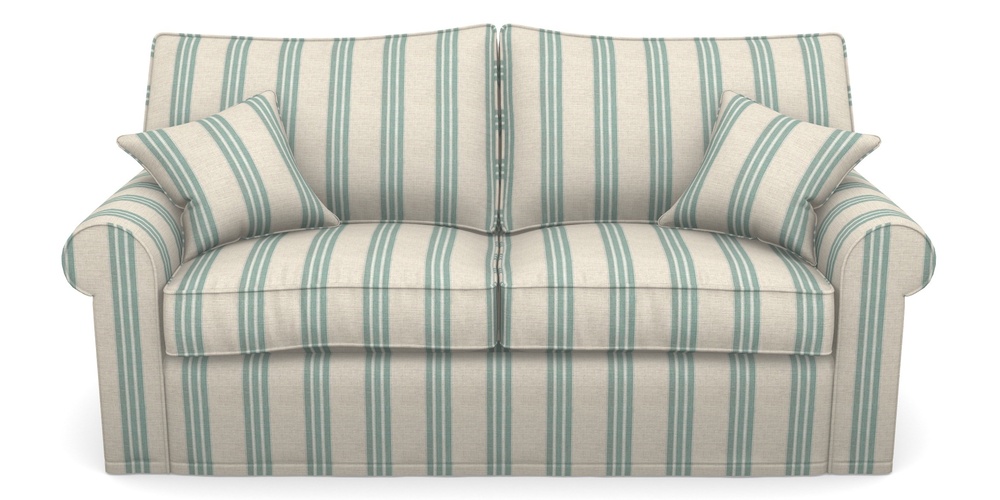 Product photograph of Upperton Sofa Bed 3 Seater Sofa Bed In Cloth 18 Stripes - Bengal - Basil from Sofas and Stuff Limited