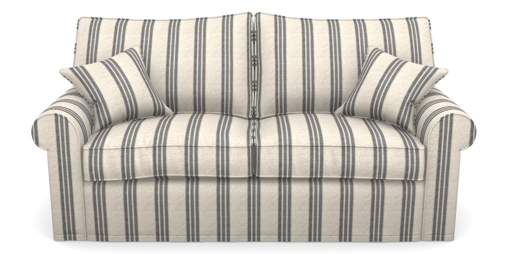 Product photograph of Upperton Sofa Bed 3 Seater Sofa Bed In Cloth 18 Stripes - Bengal - Bible Black from Sofas and Stuff Limited