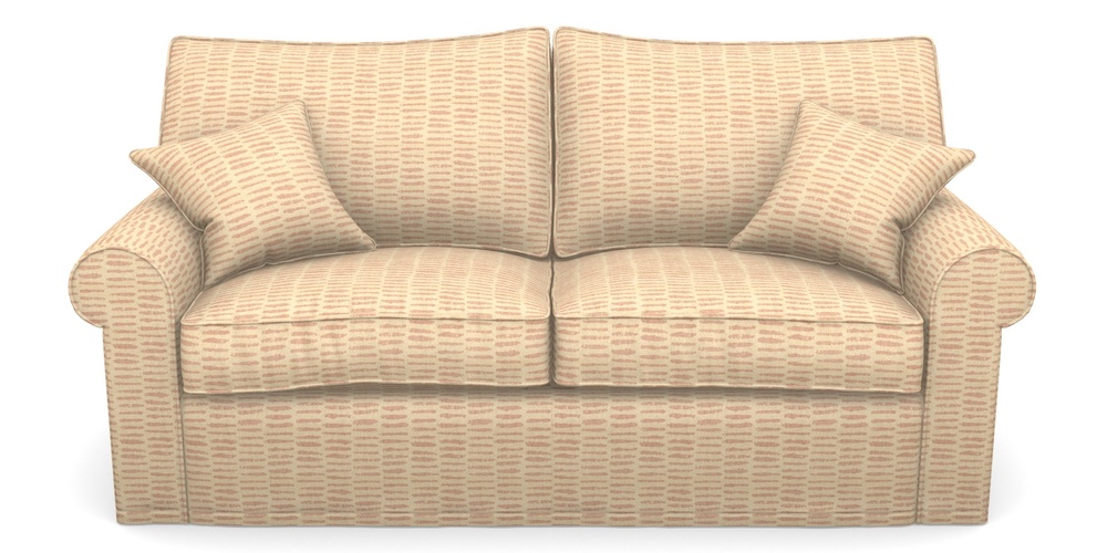Product photograph of Upperton Sofa Bed 3 Seater Sofa Bed In Cloth 18 - Daub - Flamingo from Sofas and Stuff Limited