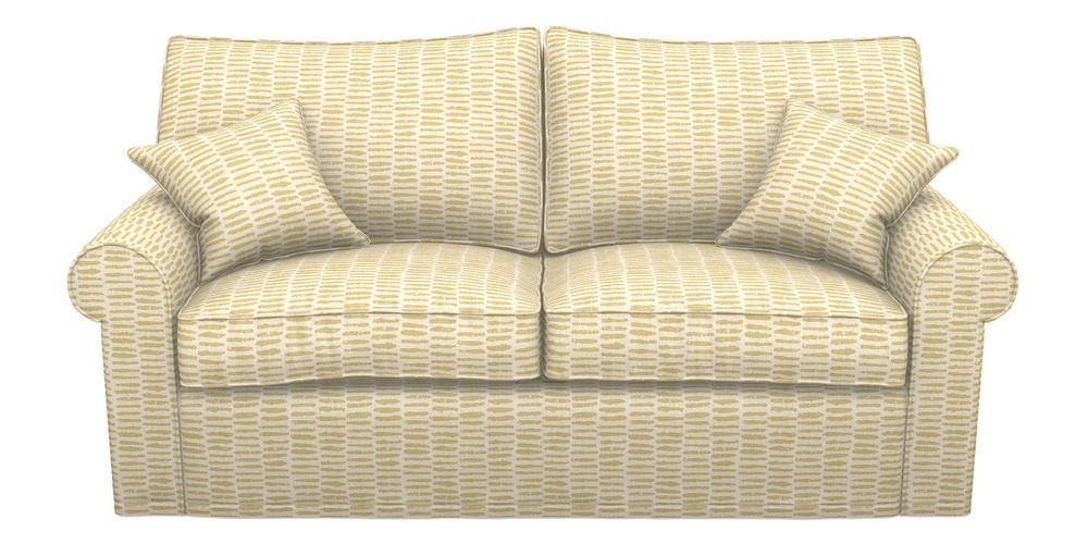 Product photograph of Upperton Sofa Bed 3 Seater Sofa Bed In Cloth 18 - Daub - Summer from Sofas and Stuff Limited