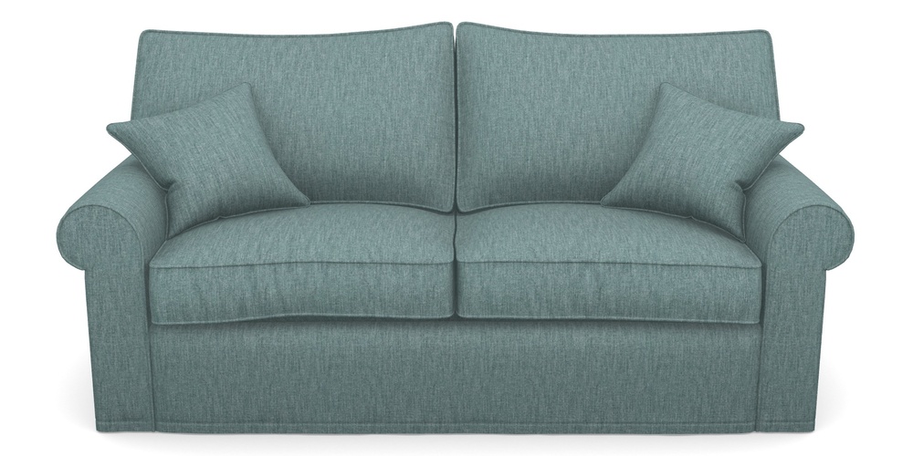 Product photograph of Upperton Sofa Bed 3 Seater Sofa Bed In Clever Cotton Mix - Teal from Sofas and Stuff Limited