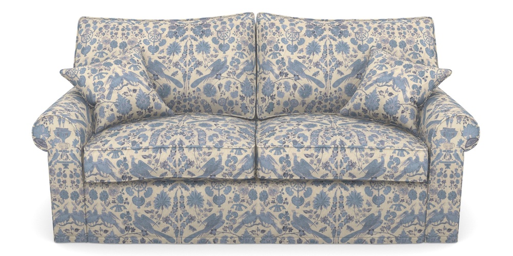Product photograph of Upperton Sofa Bed 3 Seater Sofa Bed In V A Brompton Collection - Coromandel - Morning Blue from Sofas and Stuff Limited
