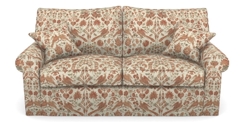 Product photograph of Upperton Sofa Bed 3 Seater Sofa Bed In V A Brompton Collection - Coromandel - Terracotta from Sofas and Stuff Limited