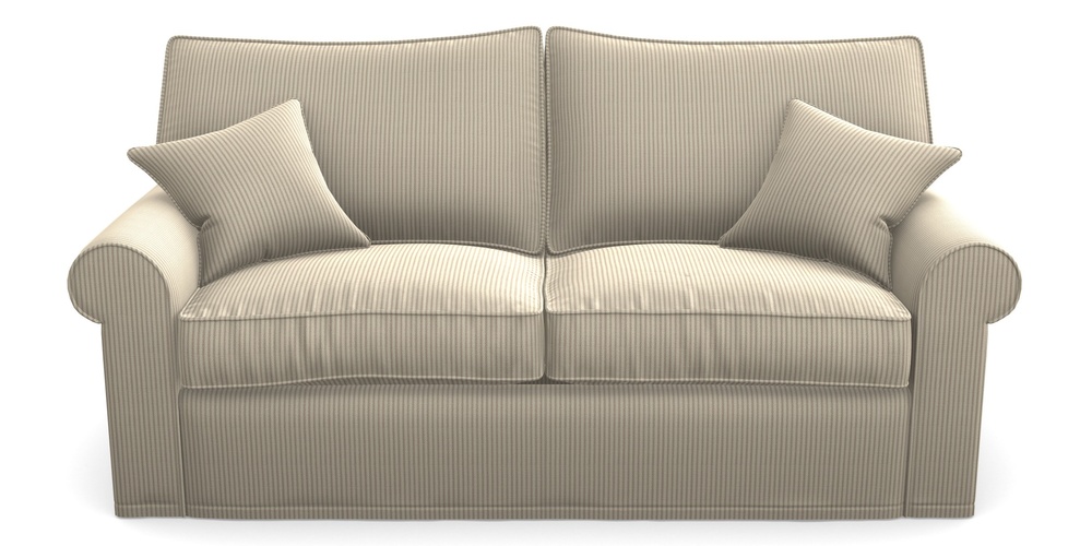 Product photograph of Upperton Sofa Bed 3 Seater Sofa Bed In Cloth 21 - Simple Stripe - Beech from Sofas and Stuff Limited