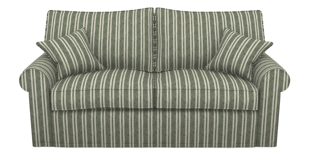 Product photograph of Upperton Sofa Bed 3 Seater Sofa Bed In Cloth 22 - Barcode - Courgette from Sofas and Stuff Limited