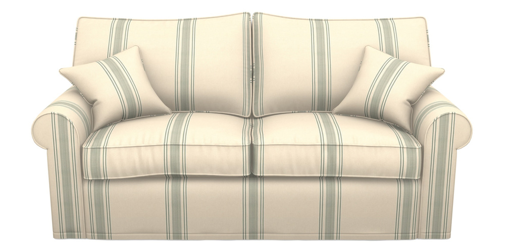 Product photograph of Upperton Sofa Bed 3 Seater Sofa Bed In Cloth 22 - Racing Stripes Cheltenham - Mint from Sofas and Stuff Limited