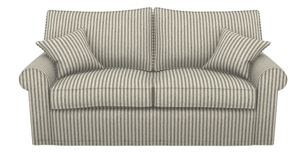 Product photograph of Upperton Sofa Bed 3 Seater Sofa Bed In Cloth 22 - Pinstripe - Seal from Sofas and Stuff Limited