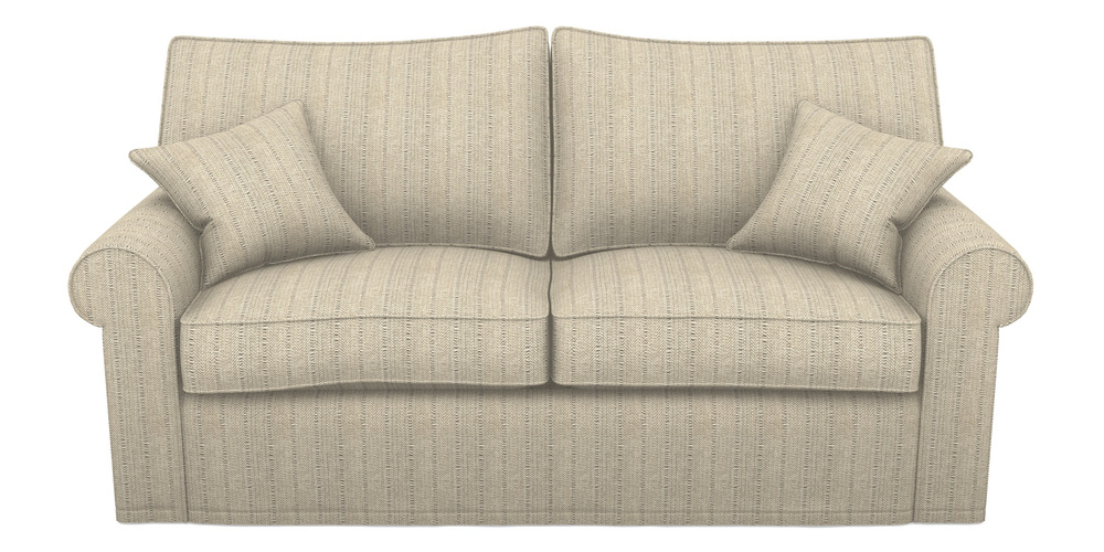 Product photograph of Upperton Sofa Bed 3 Seater Sofa Bed In Cloth 20 - Design 1 - Natural Herringbone from Sofas and Stuff Limited