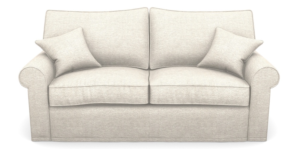 Product photograph of Upperton Sofa Bed 3 Seater Sofa Bed In Dundee Herringbone - Linen from Sofas and Stuff Limited