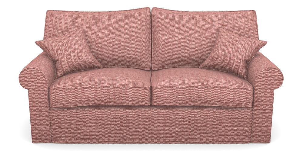 Product photograph of Upperton Sofa Bed 3 Seater Sofa Bed In Dundee Herringbone - Rose from Sofas and Stuff Limited