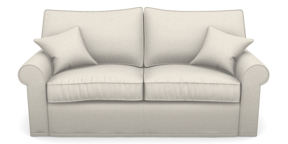 Product photograph of Upperton Sofa Bed 3 Seater Sofa Bed In Easy Clean Plain - Chalk from Sofas and Stuff Limited