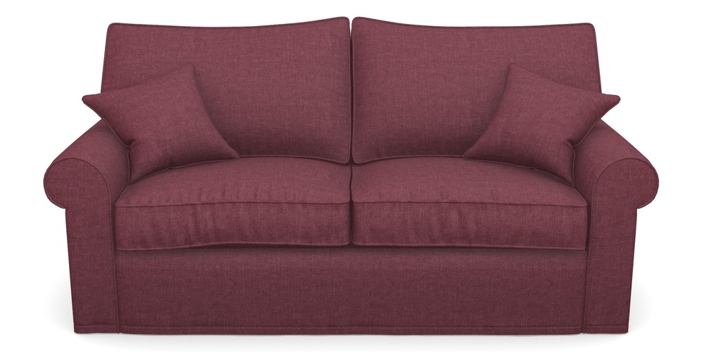 Product photograph of Upperton Sofa Bed 3 Seater Sofa Bed In Easy Clean Plain - Chianti from Sofas and Stuff Limited
