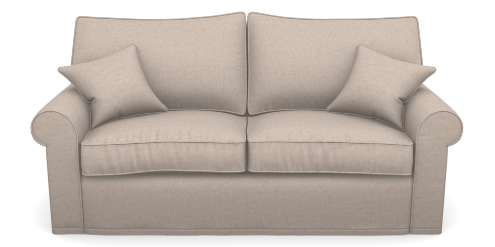 Product photograph of Upperton Sofa Bed 3 Seater Sofa Bed In Easy Clean Plain - Cream from Sofas and Stuff Limited