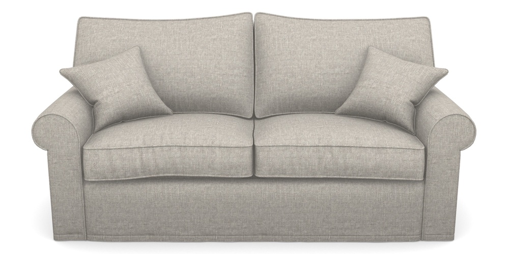 Product photograph of Upperton Sofa Bed 3 Seater Sofa Bed In Easy Clean Plain - Dove from Sofas and Stuff Limited